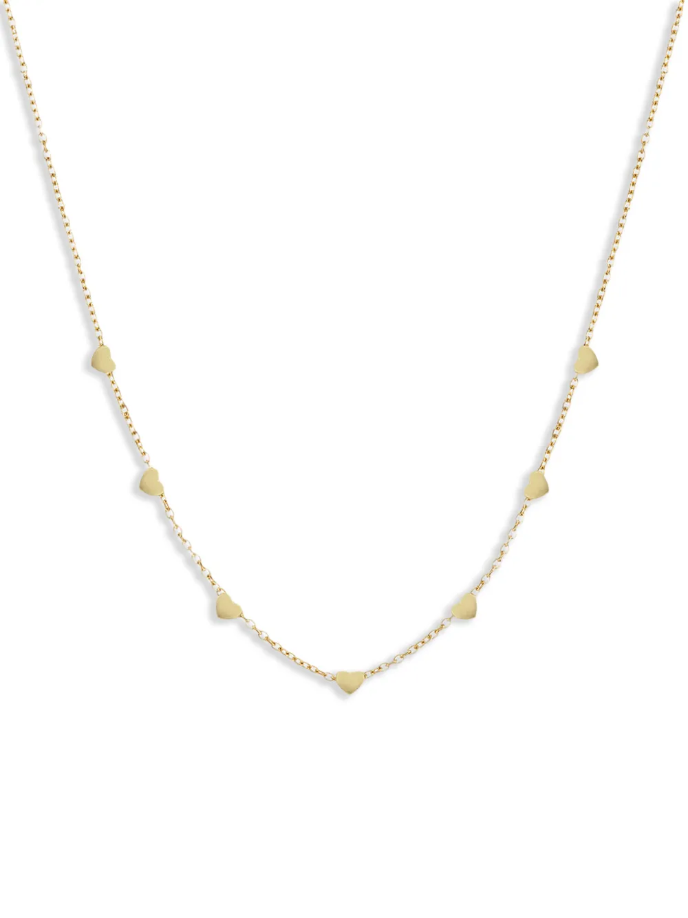 AUREE JEWELLERY Verona heart necklace - Oro