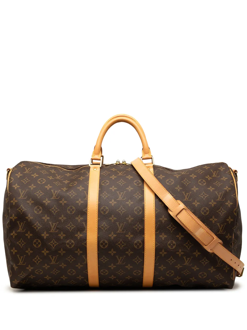 Louis Vuitton Pre-Owned 1998 Monogram Keepall Bandouliere Reisetasche 55cm - Braun