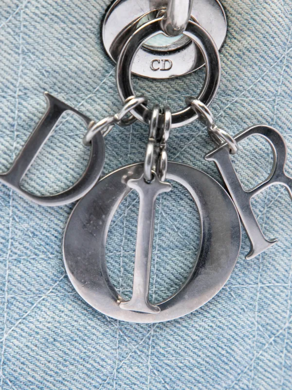 Christian Dior Pre-Owned 1999 ラージ デニム カナージュ アクリル