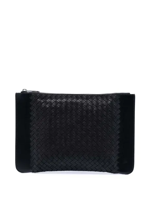 Bottega Veneta Pre-Owned 2012-2026 Intrecciato Trimmed Leather clutch bag