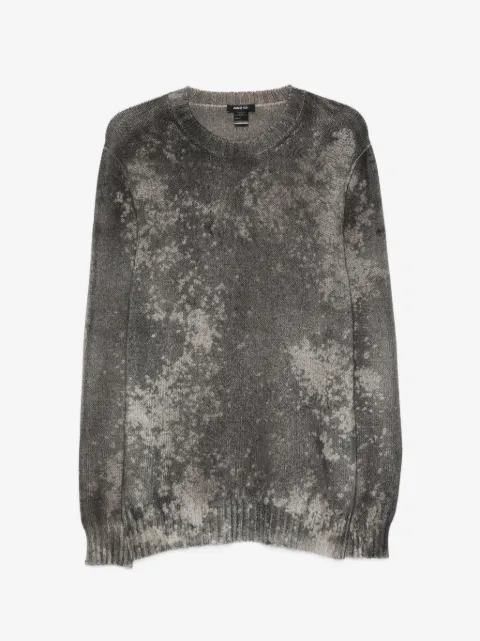 Avant Toi pull en maille côtelée à effet usé