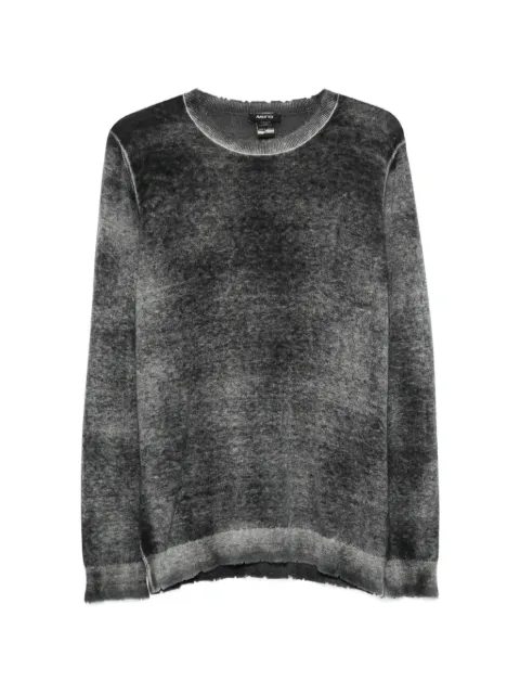 Avant Toi acid-wash distressed-effect sweater