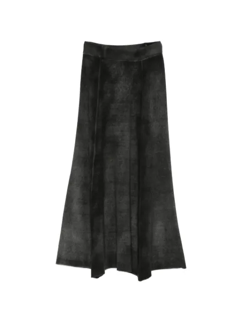 Avant Toi faded-effect midi skirt