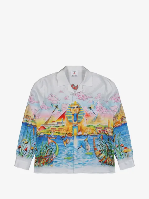 Casablanca Egypt As It Was Cuban-collar shirt