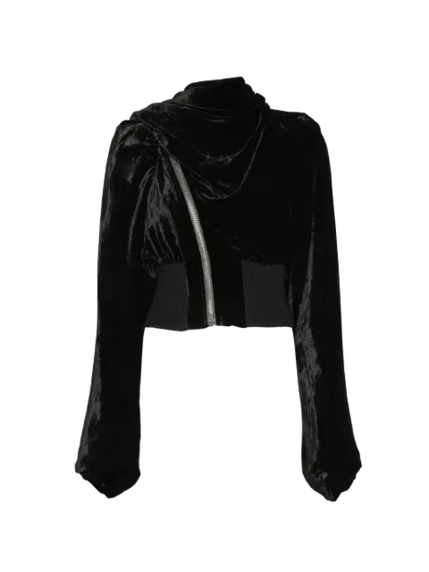Rick Owens Giacca con zip asimmetrica