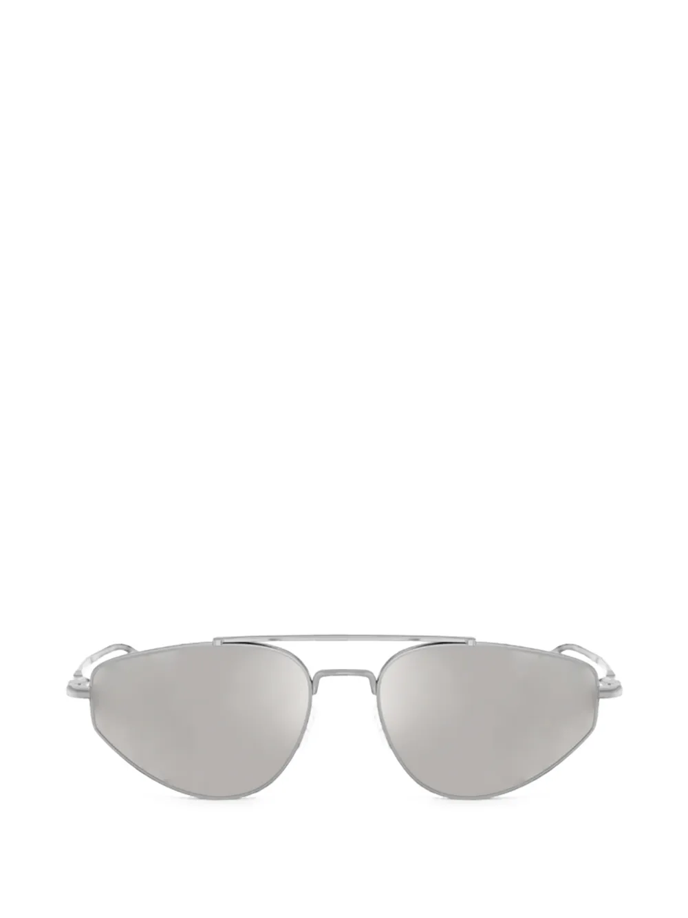 Oliver Peoples Occhiali da sole con montatura stile pilota - Argento