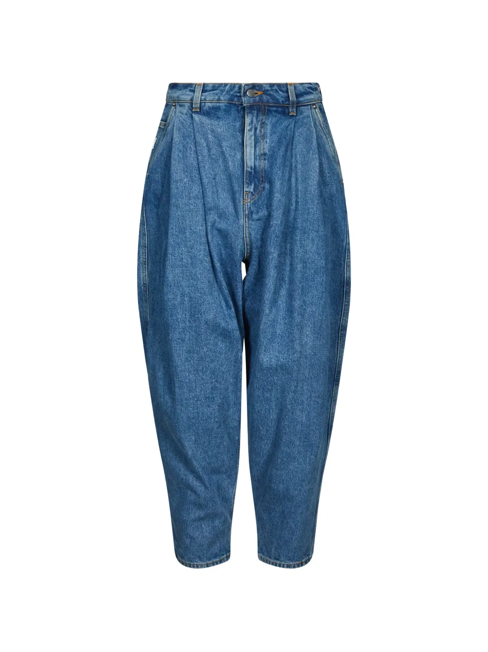 Hed Mayner pleated-detail jeans - Blu