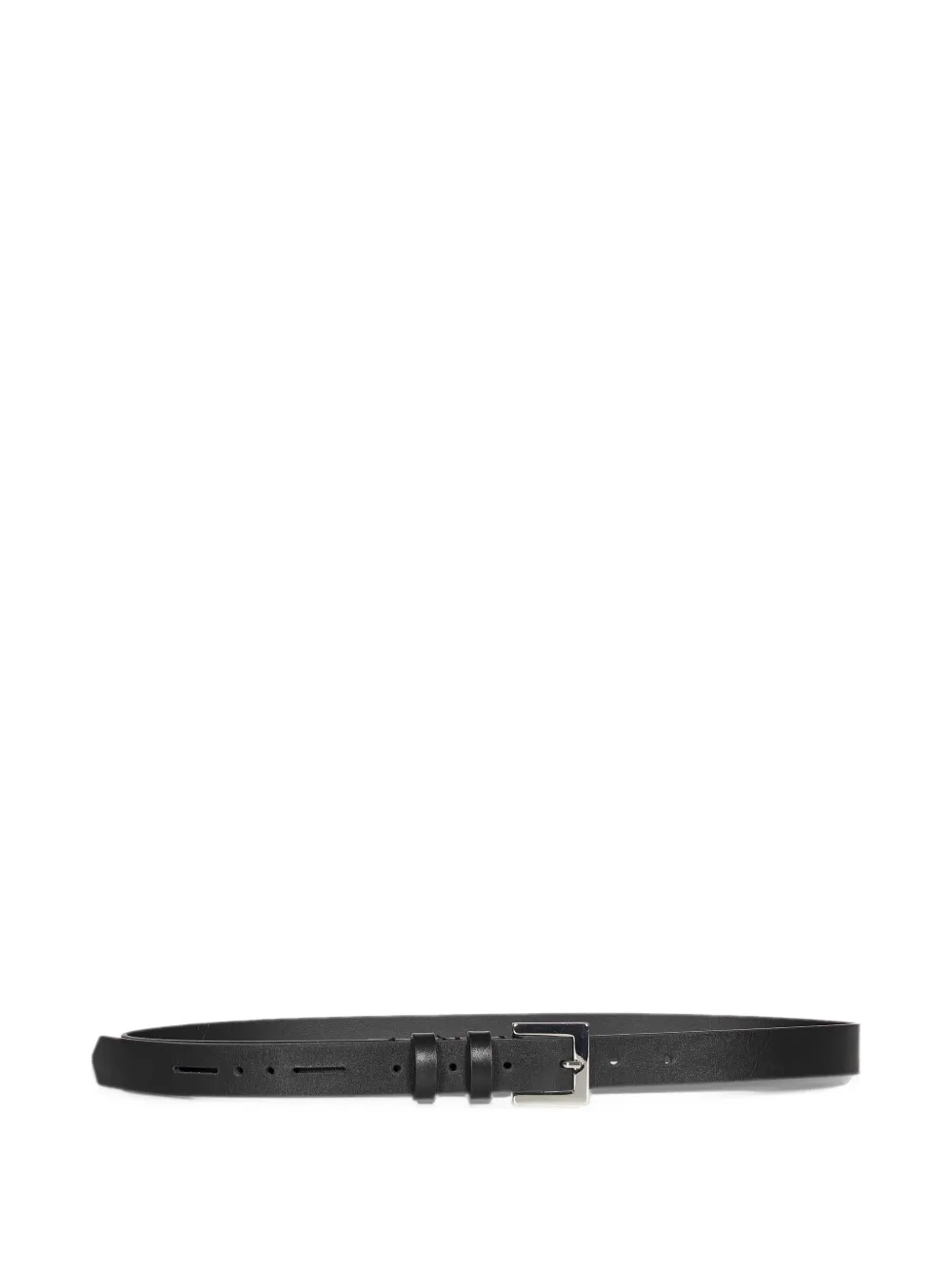 _J.L-A.L_ buckle-fastening leather belt - Nero