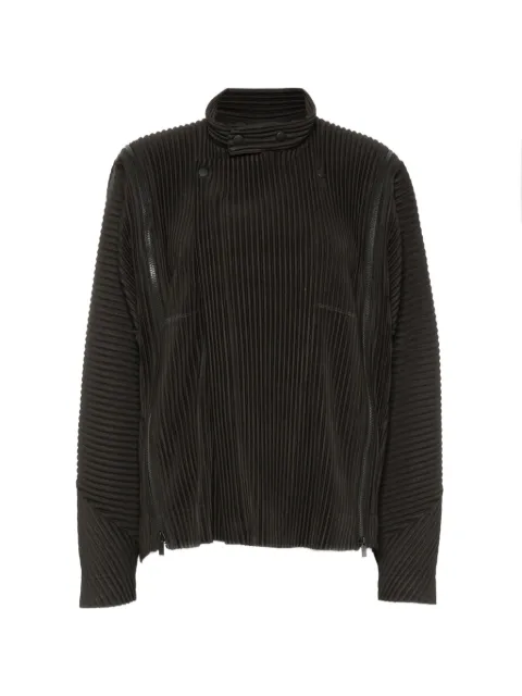 Homme Plissé Issey Miyake chaqueta con cremallera