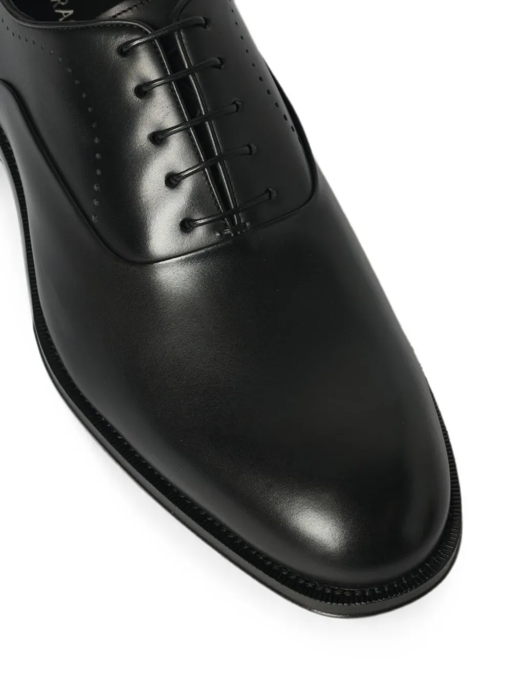 Ferragamo Leren Oxford schoenen Zwart