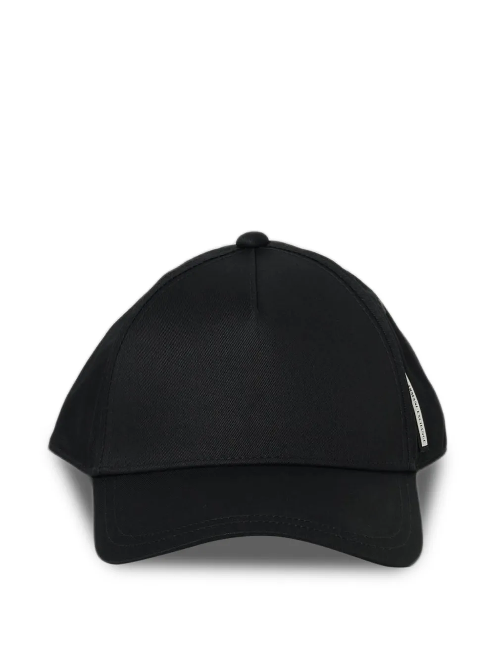 Emporio Armani logo-tag baseball cap - Nero