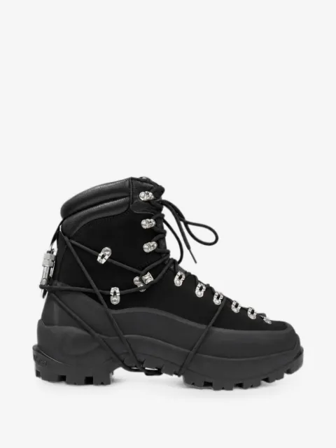HELIOT EMIL carabiner-detail lace-up boots