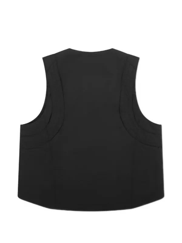 HELIOT EMIL Motility multi-pocket zip-up Vest | Black | FARFETCH