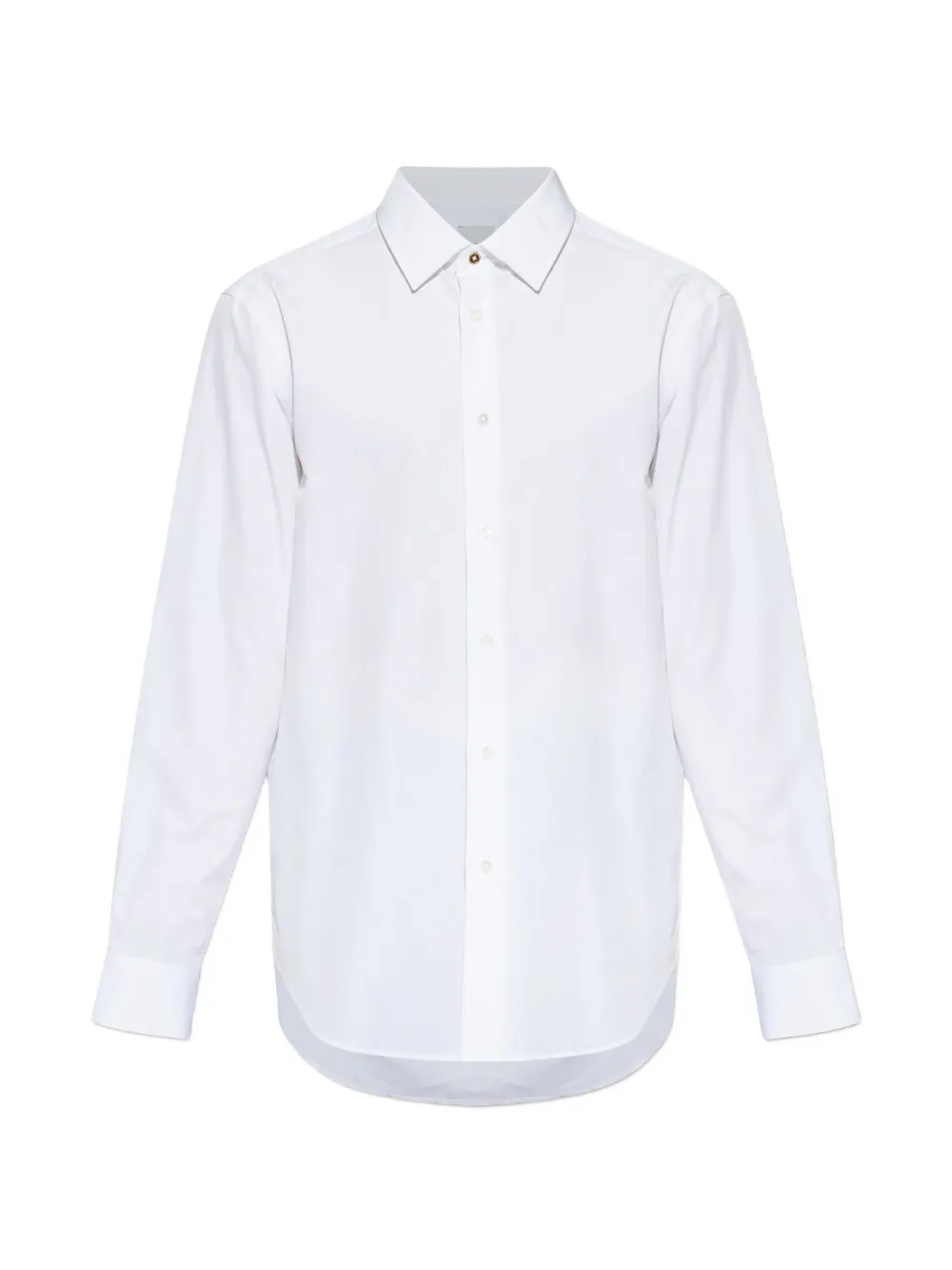 Paul Smith striped-cuff shirt - Weiß