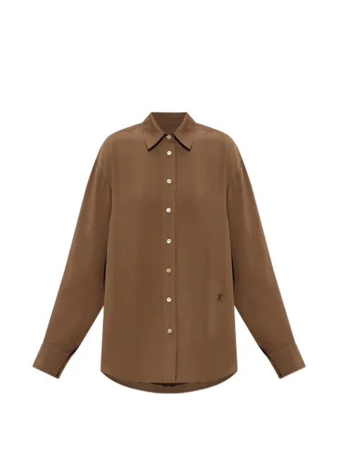 ISABEL MARANT camisa Fabriza manga larga con logo bordado