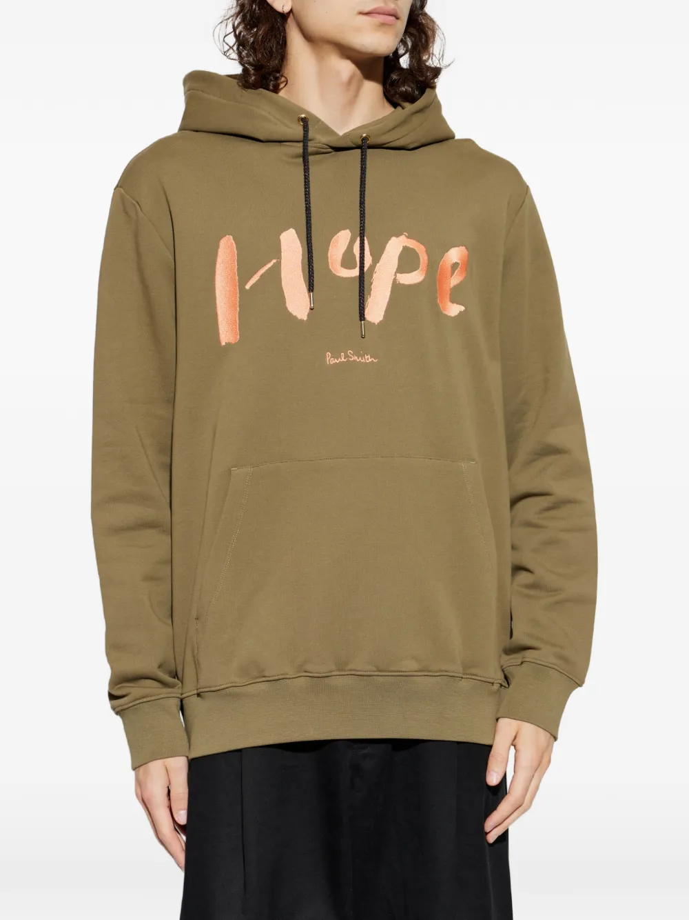 Paul Smith Hope hoodie met trekkoord en print Groen