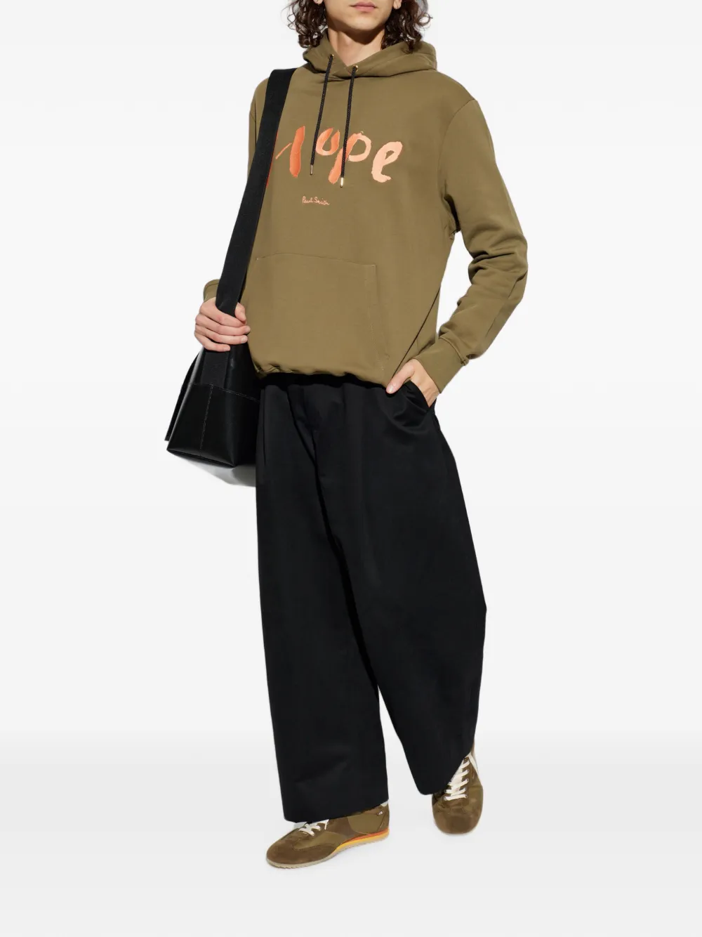 Paul Smith Hope hoodie met trekkoord en print Groen