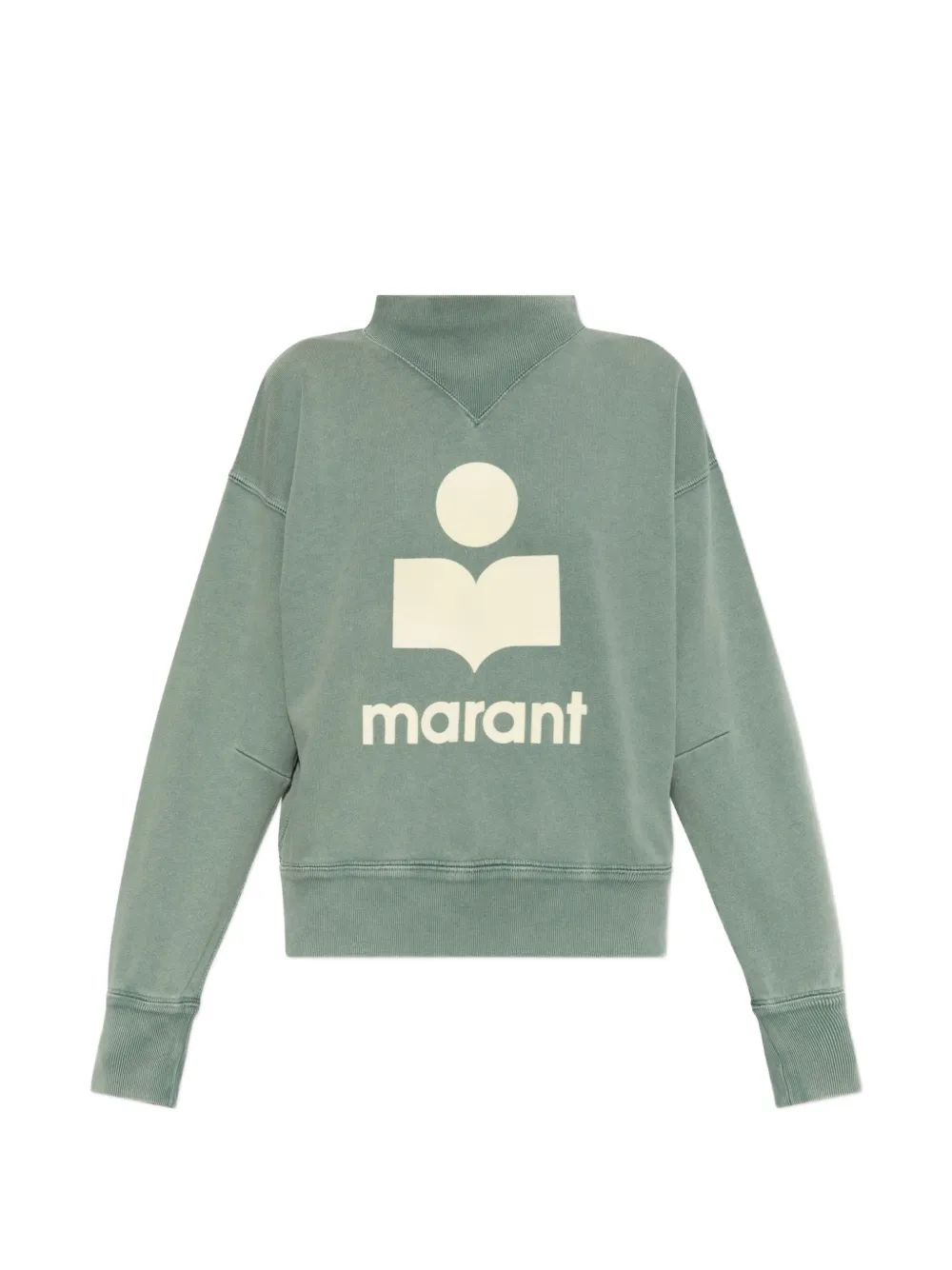 MARANT ÉTOILE Moby logo-print sweatshirt - Verde