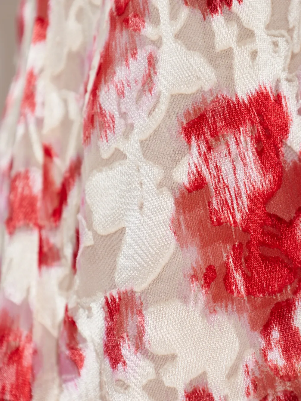 ISABEL MARANT Hilza maxi-rok van zijdemix met bloemenprint Beige