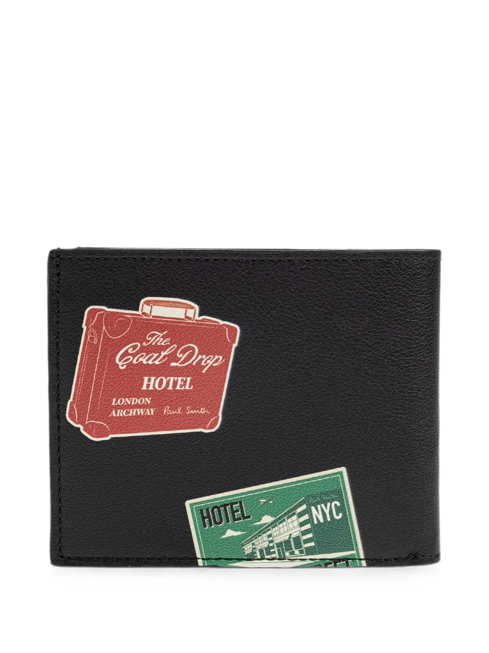 Paul Smith Leren portemonnee Zwart