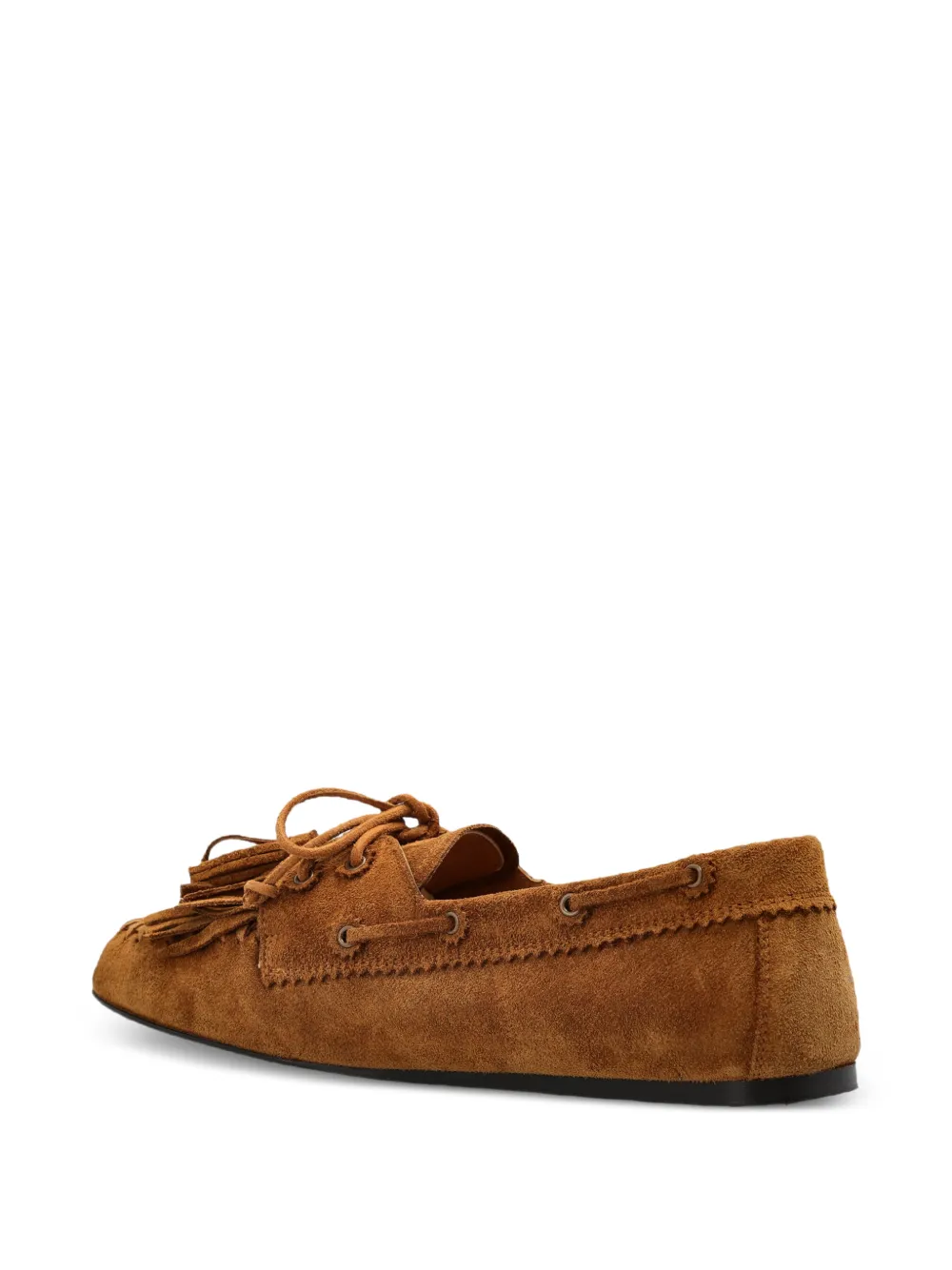 ISABEL MARANT Fersi ballerina's met franje Bruin