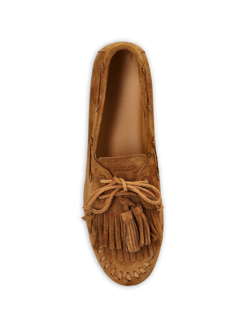 ISABEL MARANT Fersi ballerina's met franje Bruin