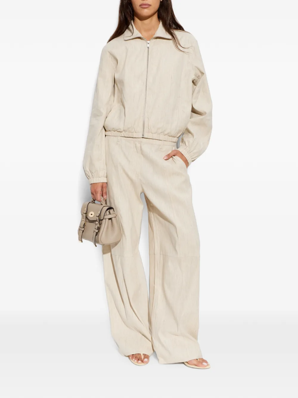 SAMSOE Sabianca jack met rits Beige