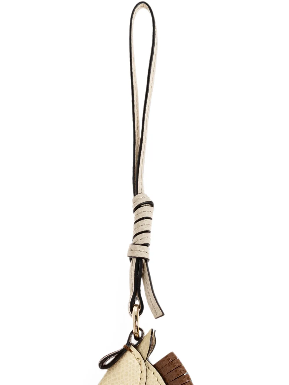 Furla Allegra paardenvormige sleutelhanger Beige