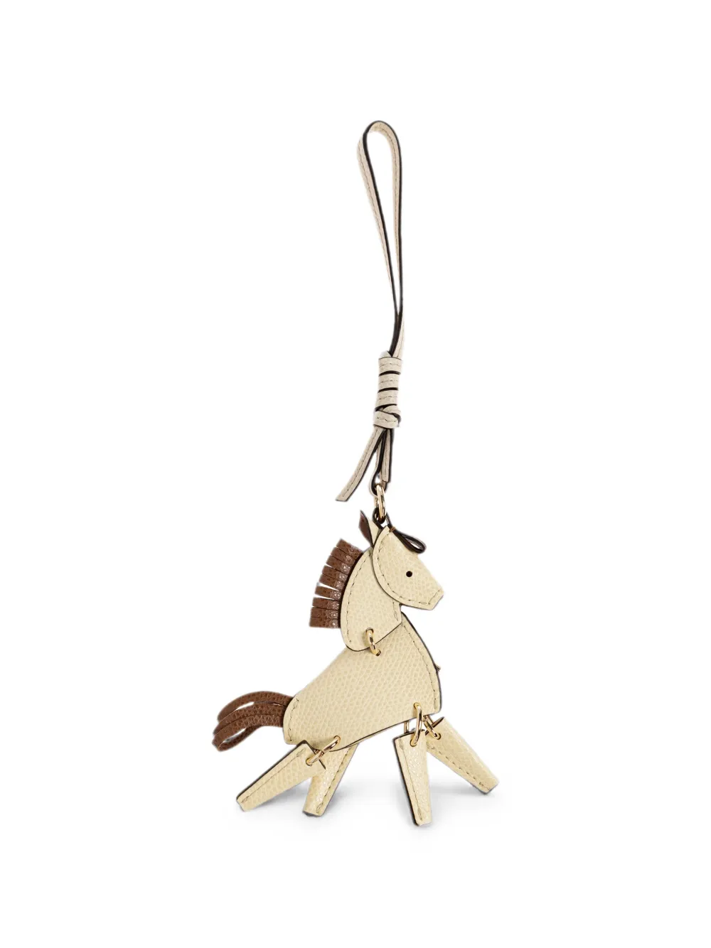Furla Allegra paardenvormige sleutelhanger Beige