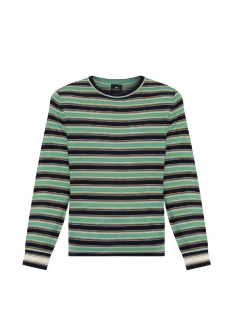 PS Paul Smith striped-pattern wool sweater