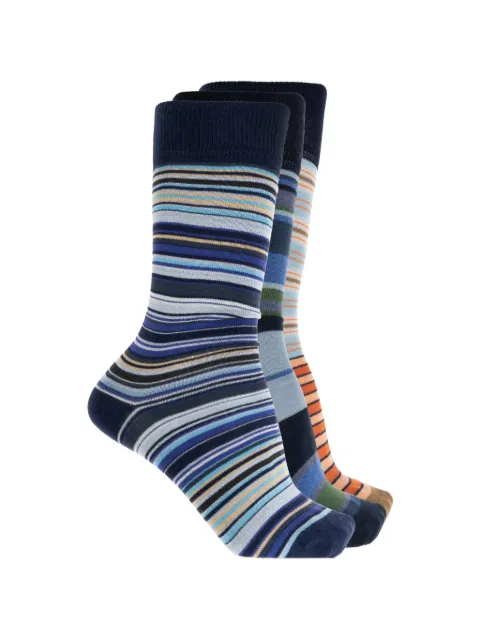 Paul Smith stripe-pattern socks (set of three)