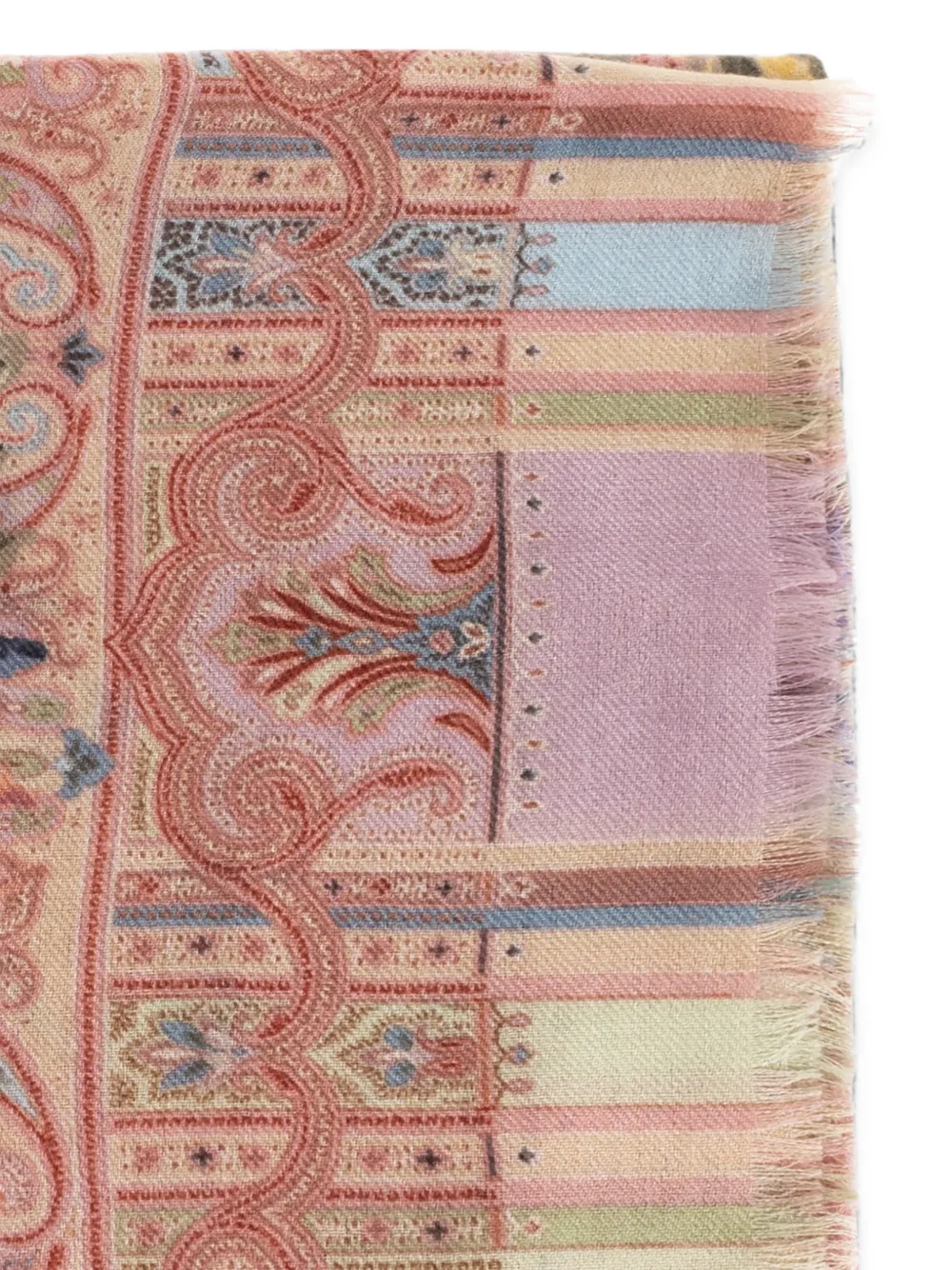 ETRO Sjaal met paisley-print Beige