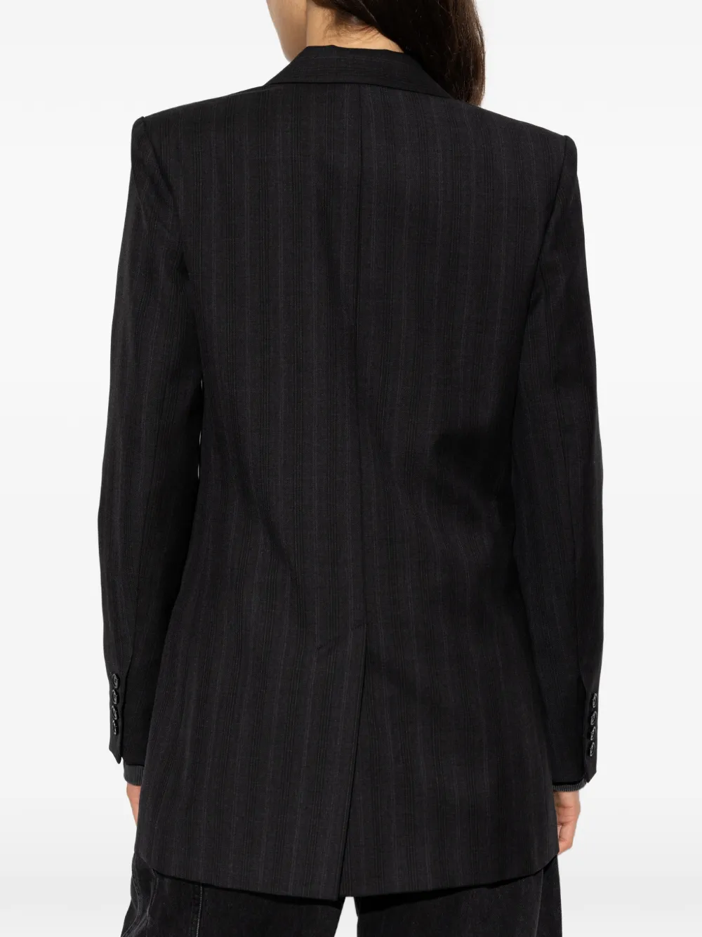 ISABEL MARANT Jevima blazer met dubbele rij knopen Zwart