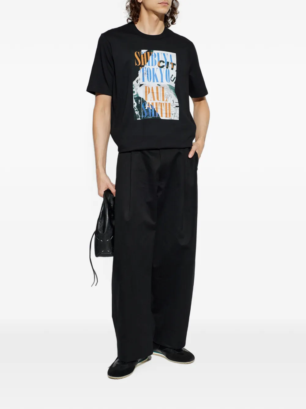 PS Paul Smith T-shirt met grafische print Zwart