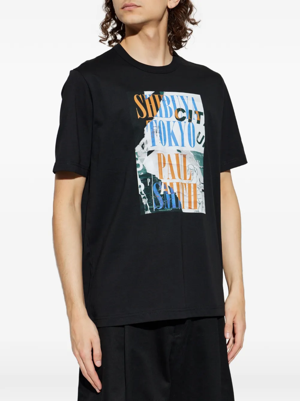 PS Paul Smith T-shirt met grafische print Zwart
