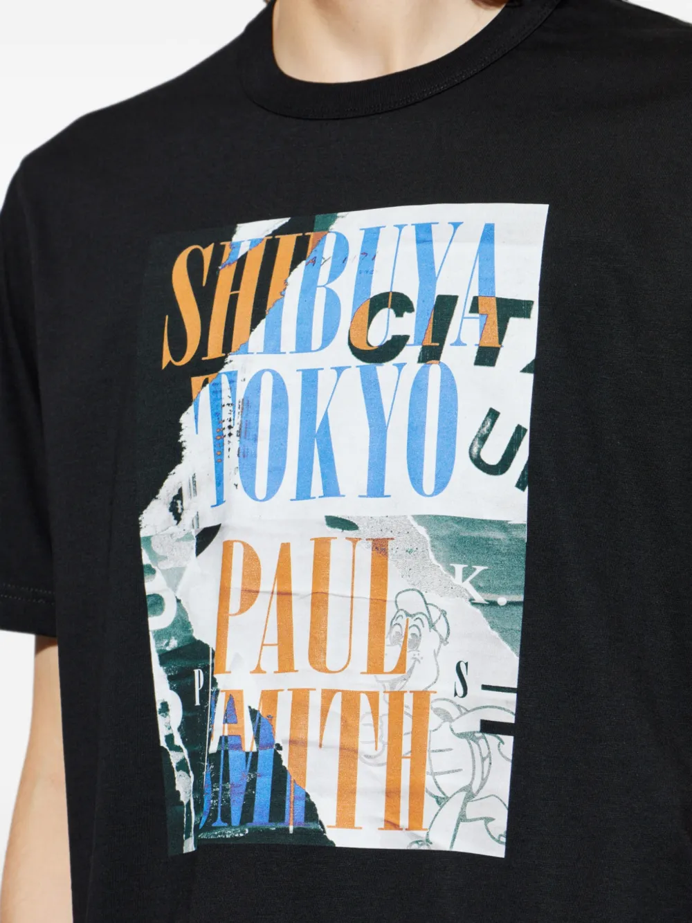 PS Paul Smith T-shirt met grafische print Zwart