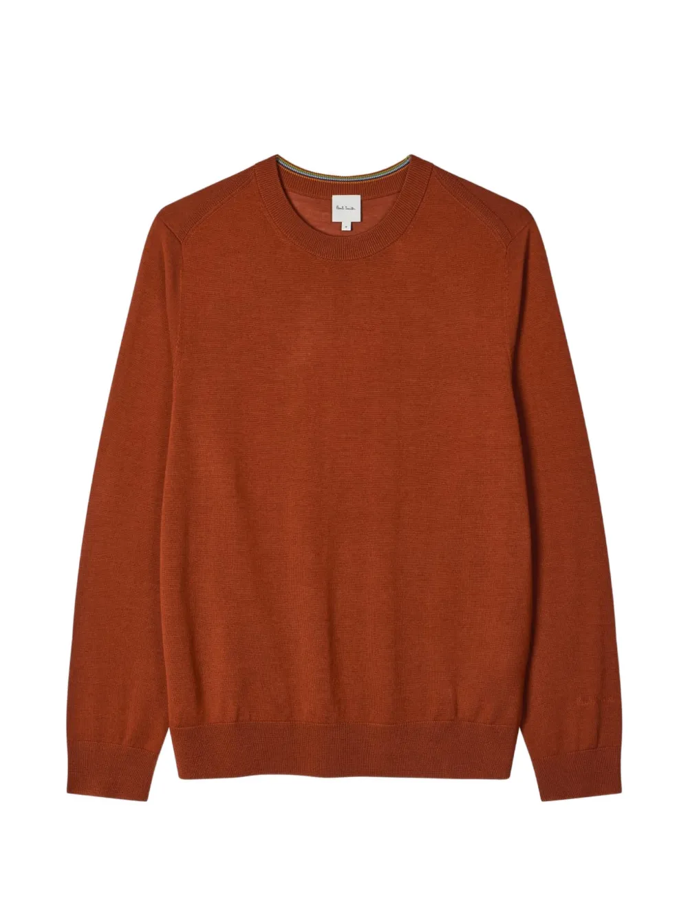 Paul Smith ribbed-trim crewneck sweater - Braun
