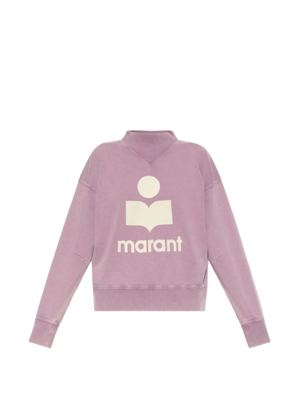 MARANT ÉTOILE Felpa Moby con logo - Viola