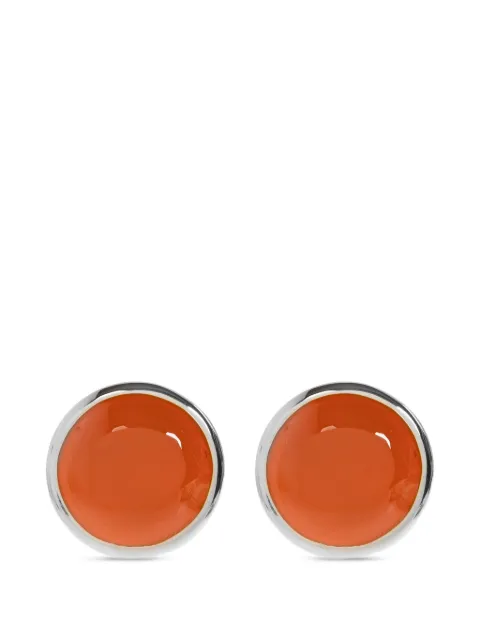 Marni aretes con forma redonda