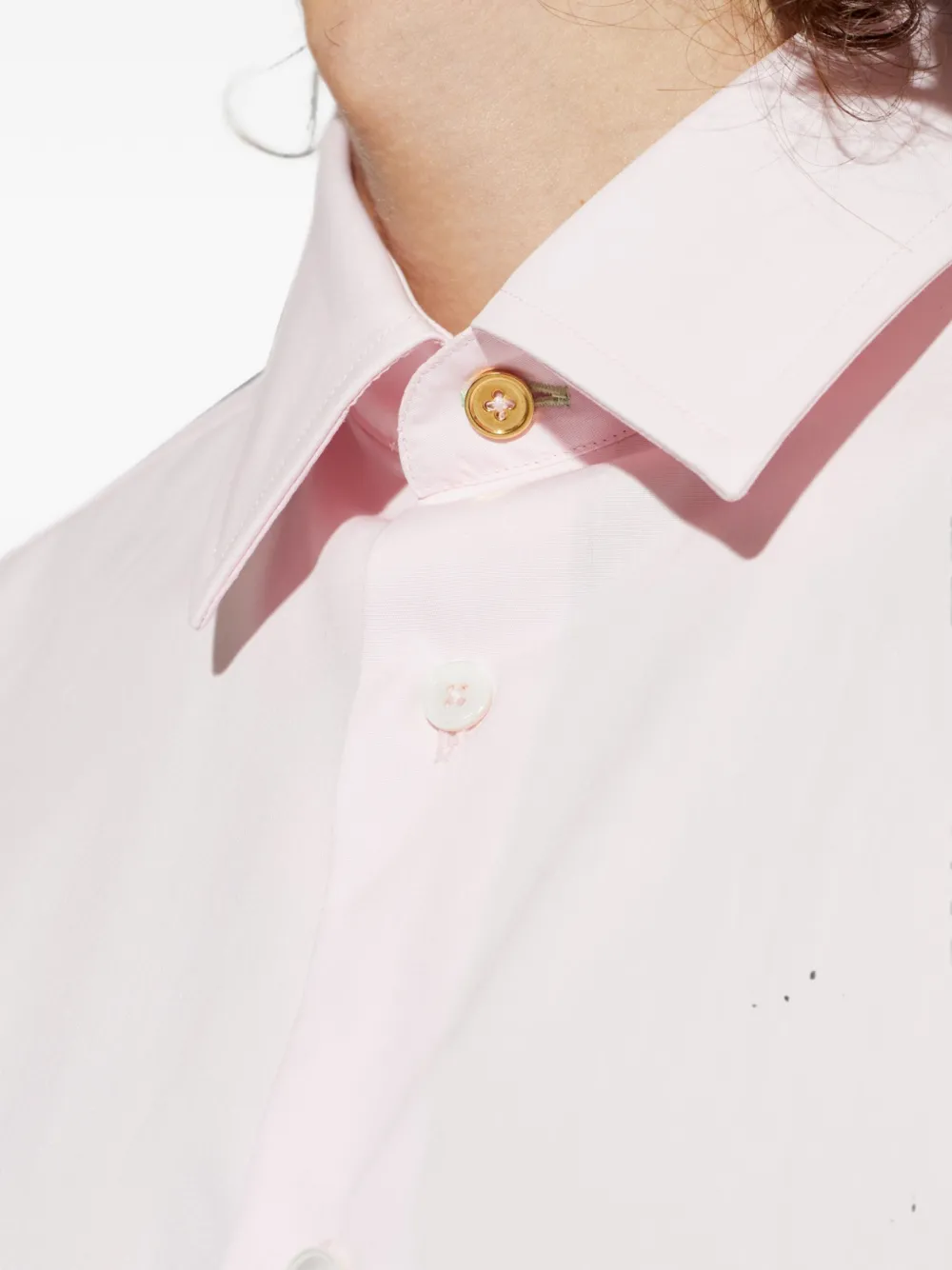 Paul Smith Overhemd met contrasterende afwerking Roze