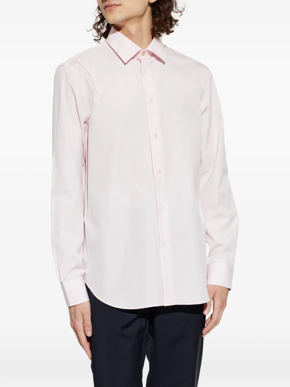 Paul Smith Overhemd met contrasterende afwerking Roze
