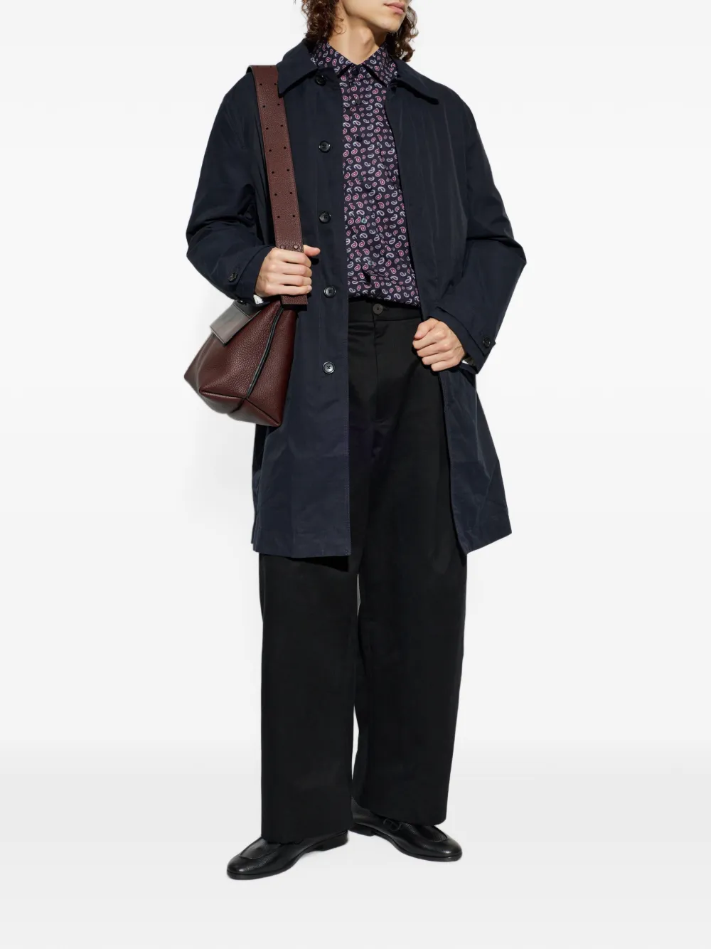 ETRO Overhemd met paisley-print Blauw