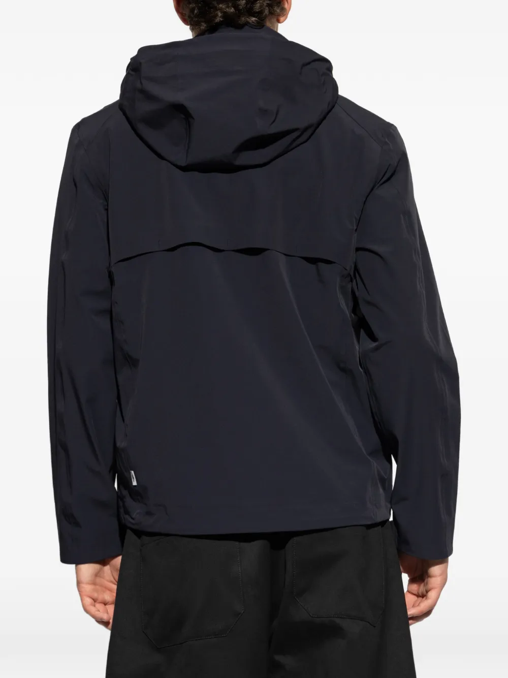 Paul Smith Gelaagd waterproof jack met capuchon Blauw