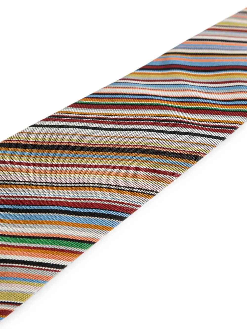Paul Smith Zijden stropdas met kenmerkende streep Beige