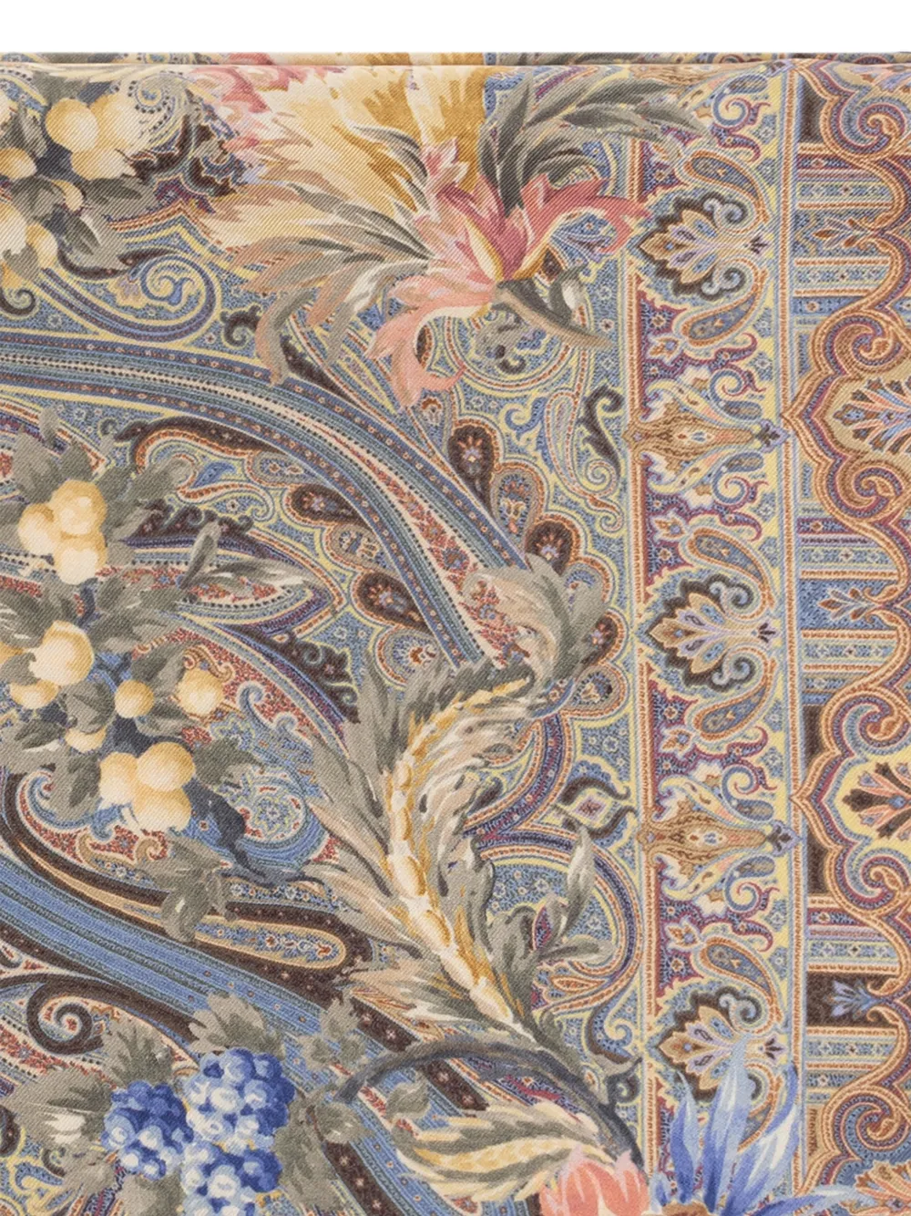 ETRO Sjaal met paisley-patroon Blauw
