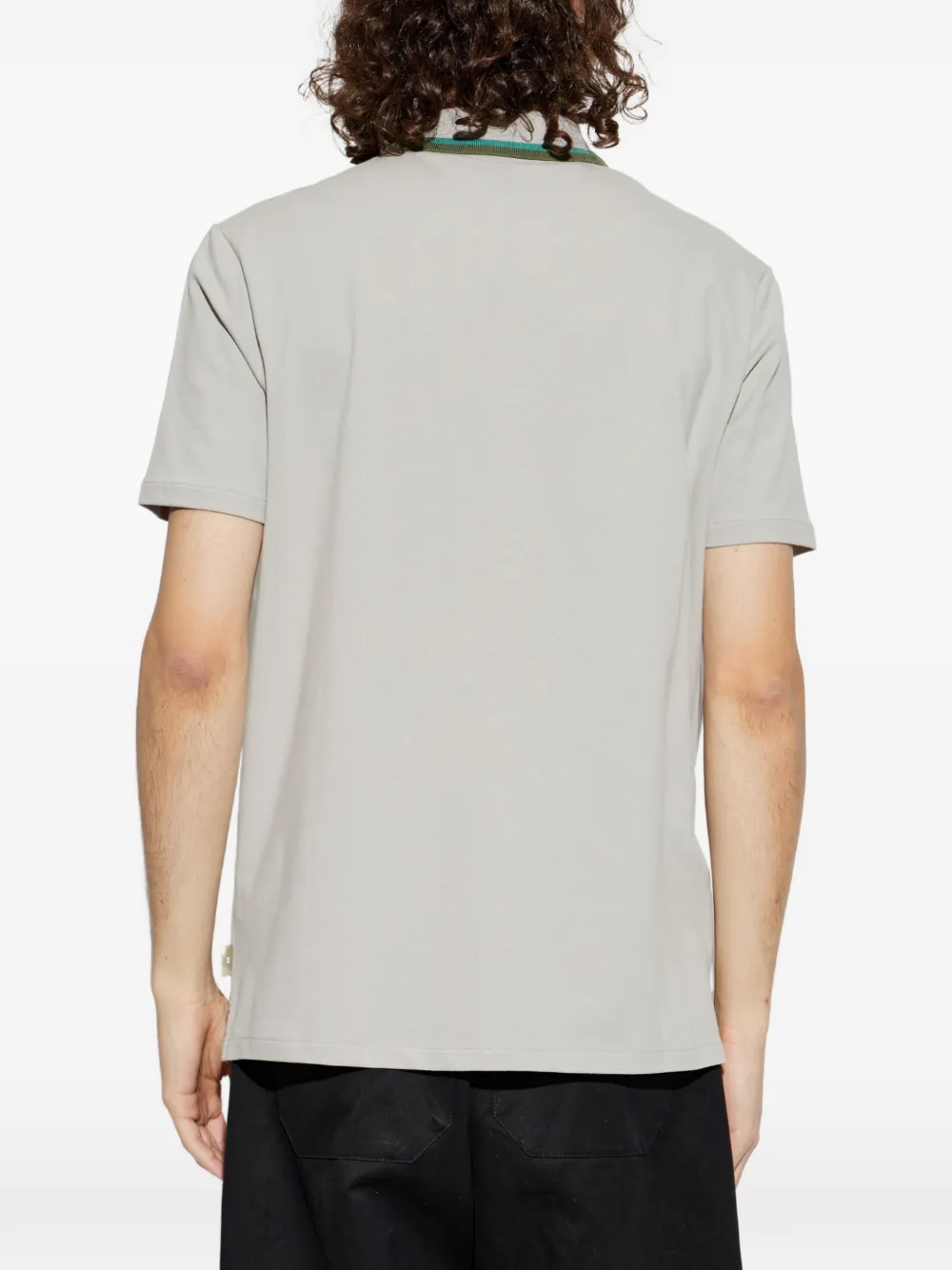 PS Paul Smith Poloshirt met rits Grijs
