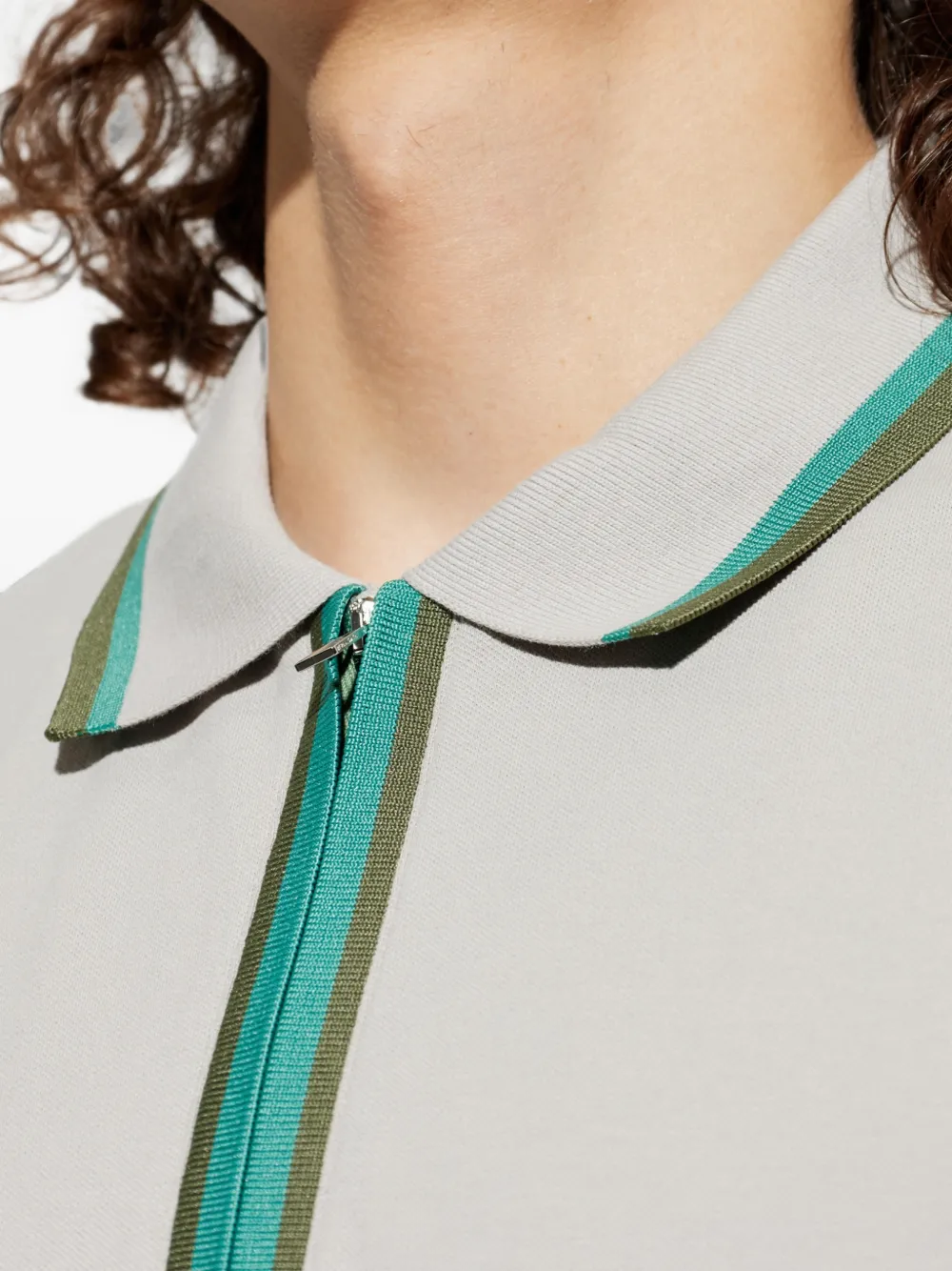 PS Paul Smith Poloshirt met rits Grijs