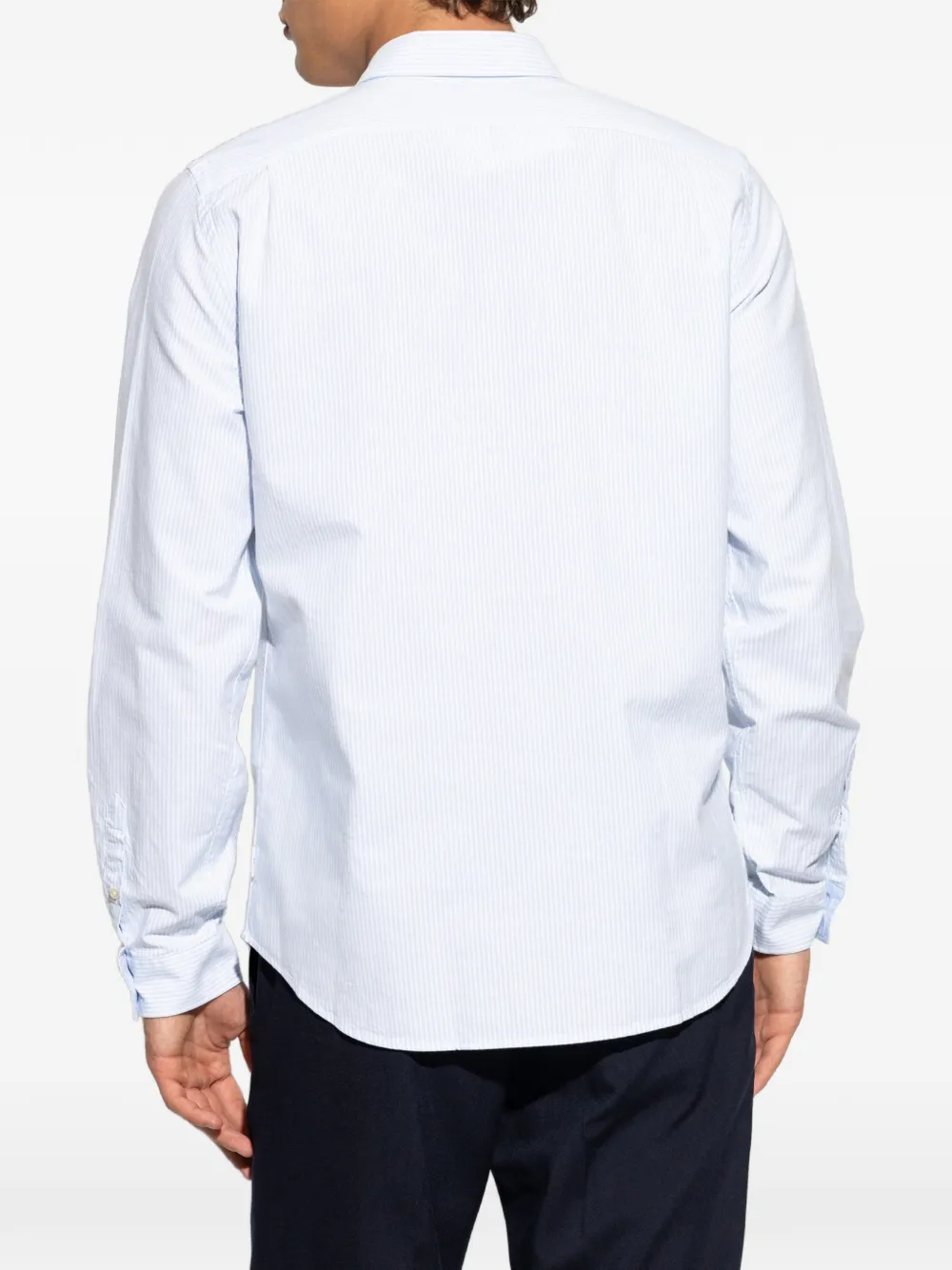 PS Paul Smith Gestreept katoenen overhemd Blauw
