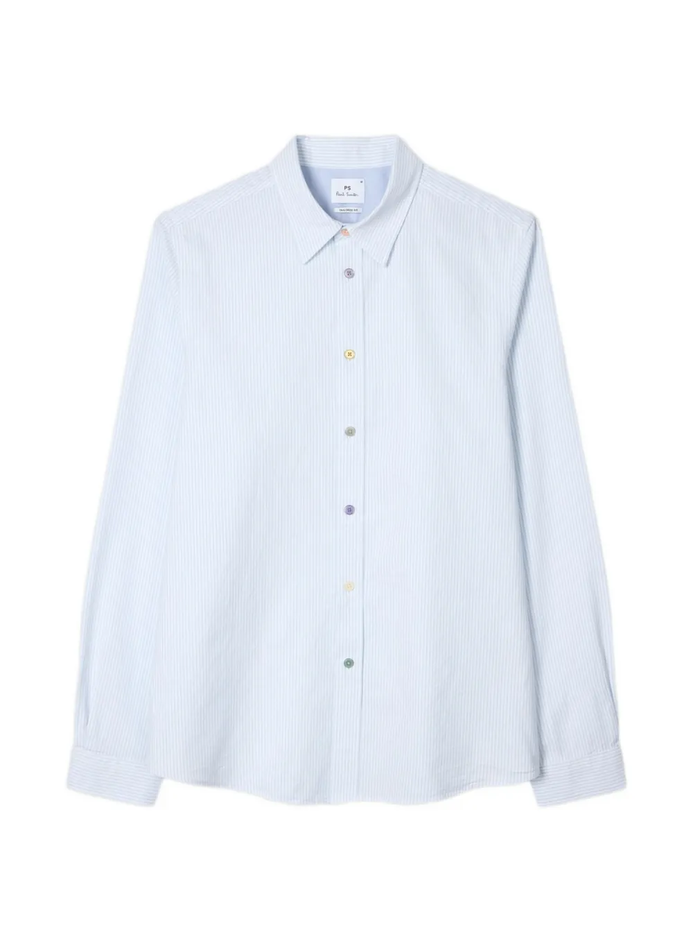PS Paul Smith Gestreept katoenen overhemd Blauw