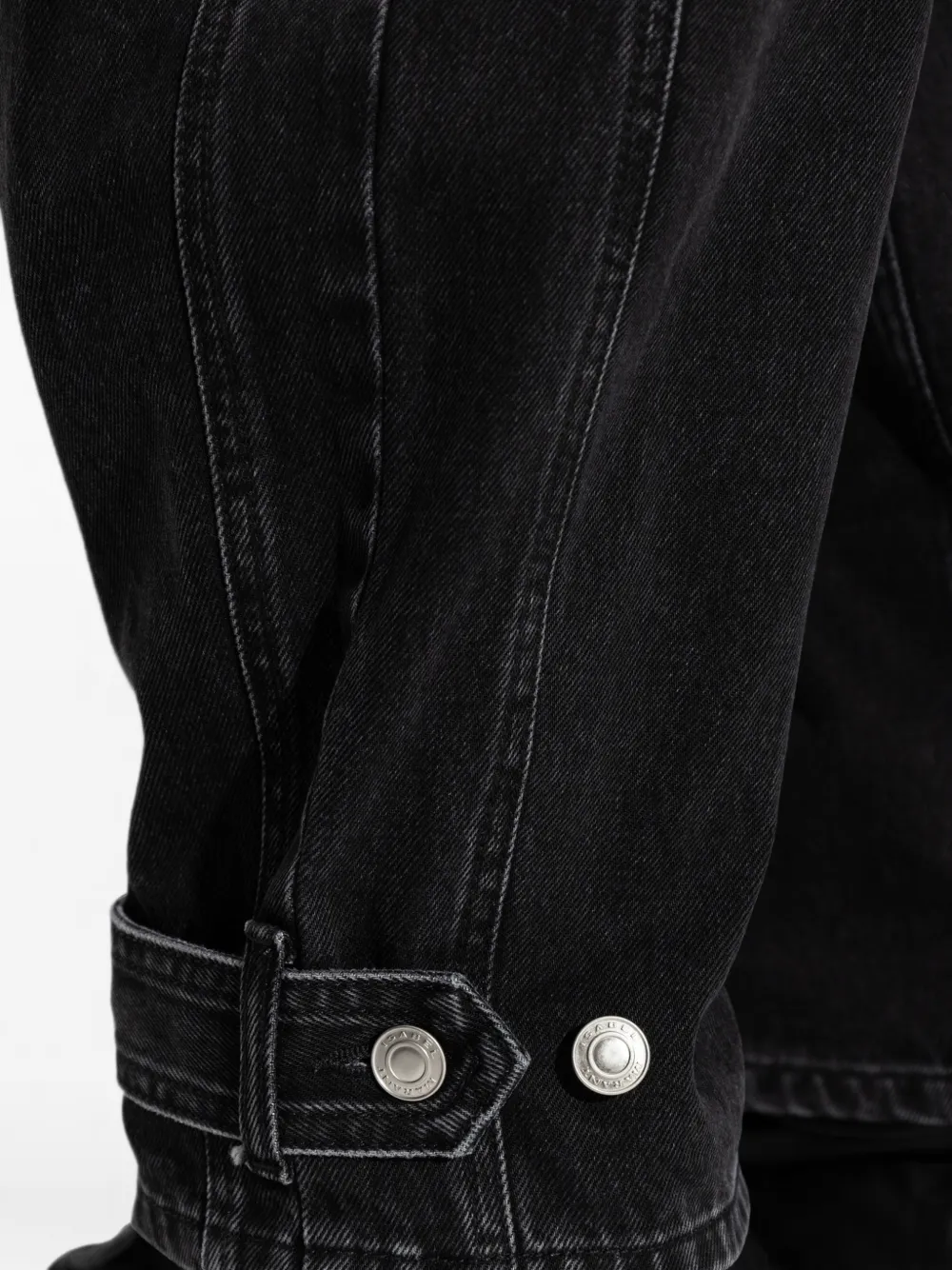 ISABEL MARANT Leja jeans met vlakken Zwart